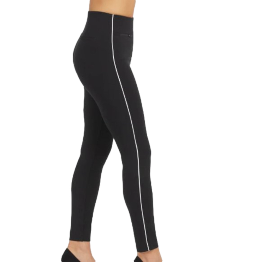NWT! Spanx The Perfect Pant, Ankle Piped Skinny Classic Black 2X/2TG